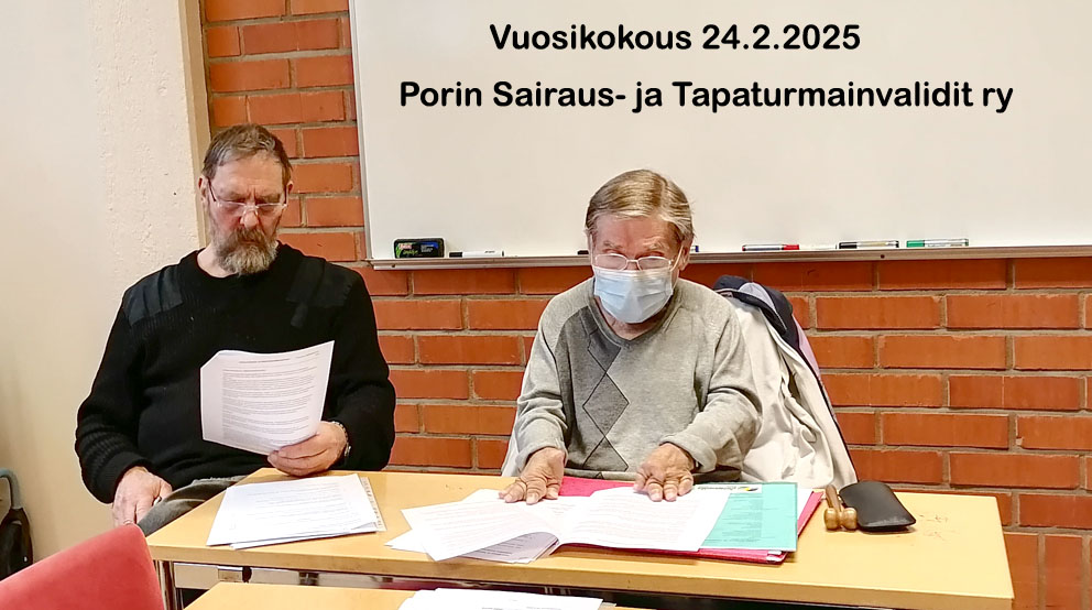 Vuosikokouksen puheenjohtajat